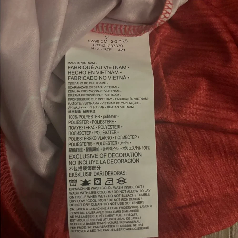 Nike Kids Red Long Sleeve Shirt